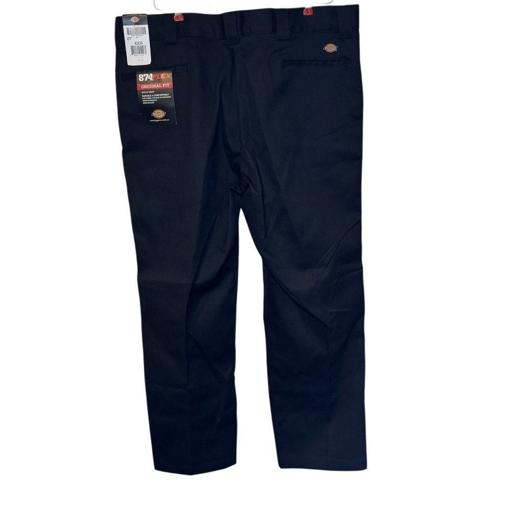 Dickies Men's Dress Pants 847 Flex Original Fit Flat Front Workwear 42X30 NWT - Picture 10 of 11